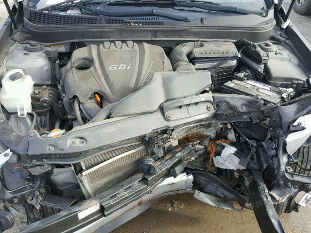 5NPEB4AC8CH350256 - 2012 HYUNDAI SONATA GLS SILVER photo 7