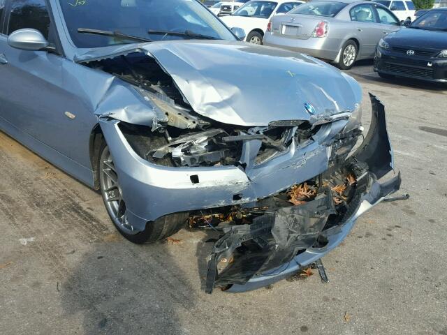 WBAVA37597NL15136 - 2007 BMW 328 I BLUE photo 9