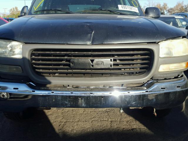 1GKEC13T64R276987 - 2004 GMC YUKON BLACK photo 9