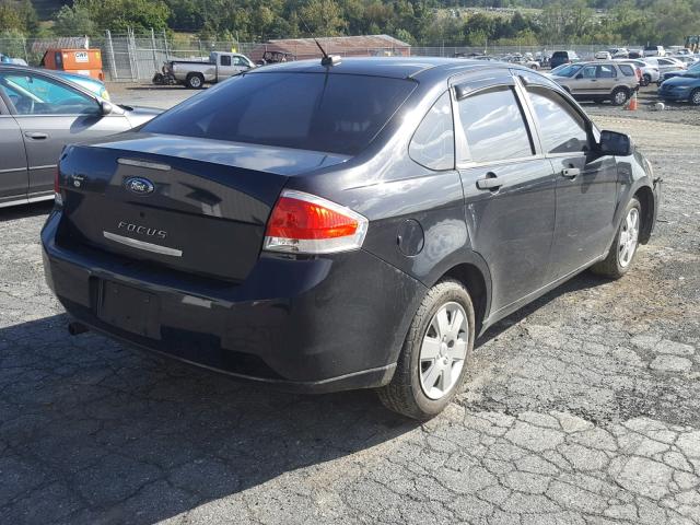 1FAHP34N08W292169 - 2008 FORD FOCUS S/SE BLACK photo 4