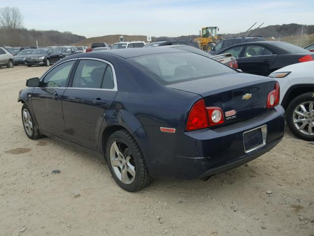 1G1ZG57NX8F194099 - 2008 CHEVROLET MALIBU LS ლურჯი ფოტო 3