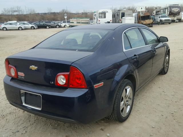 1G1ZG57NX8F194099 - 2008 CHEVROLET MALIBU LS ლურჯი ფოტო 4