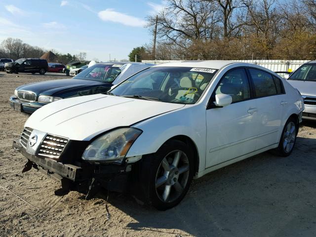 1N4BA41E95C845366 - 2005 NISSAN MAXIMA SE WHITE photo 2