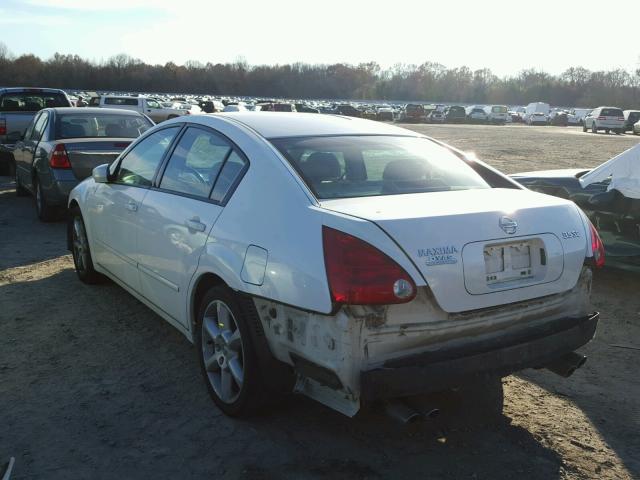 1N4BA41E95C845366 - 2005 NISSAN MAXIMA SE WHITE photo 3