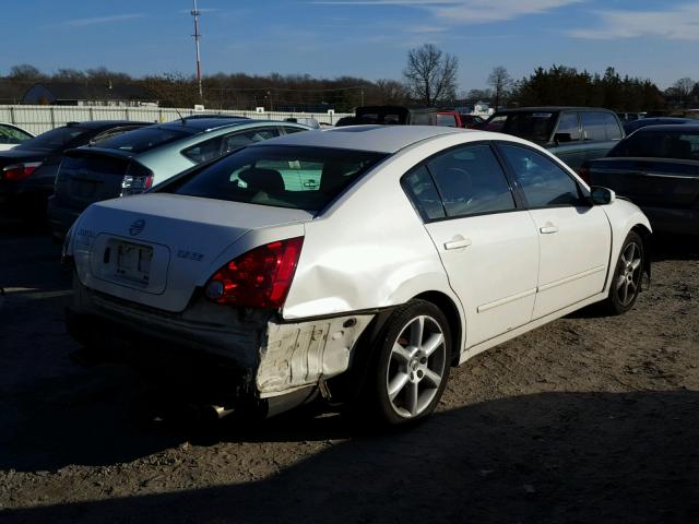 1N4BA41E95C845366 - 2005 NISSAN MAXIMA SE WHITE photo 4