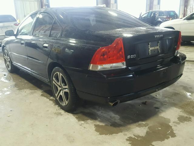 YV1RS547762546856 - 2006 VOLVO S60 T5 BLACK photo 3