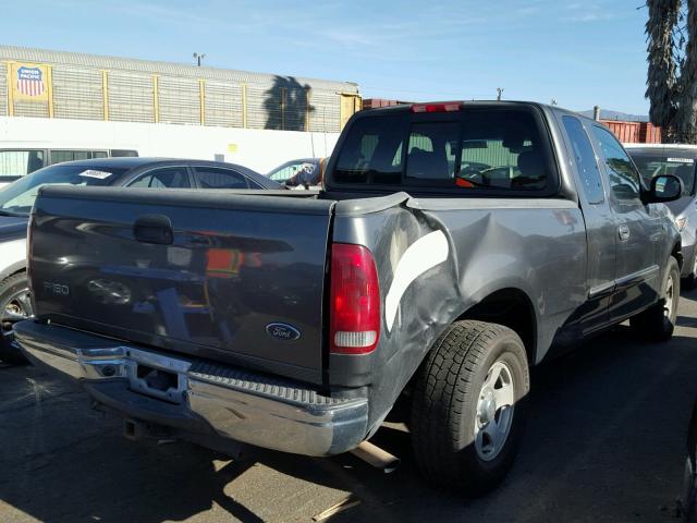 1FTRX17222NB27421 - 2002 FORD F150 GRAY photo 4