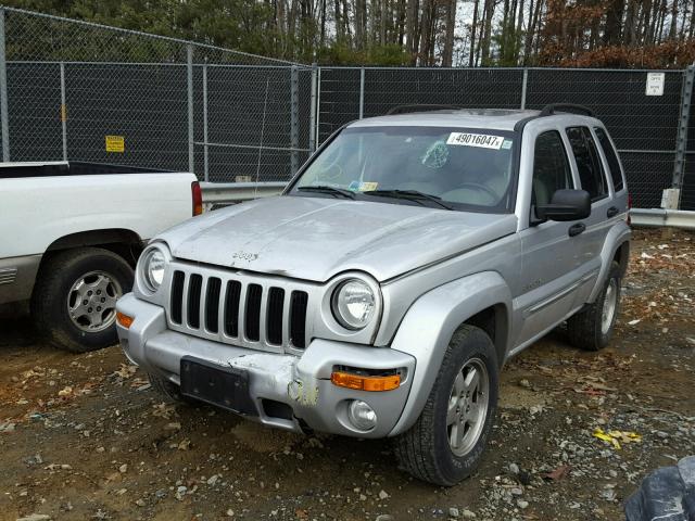 1J4GL58K74W136616 - 2004 JEEP LIBERTY LI SILVER photo 2