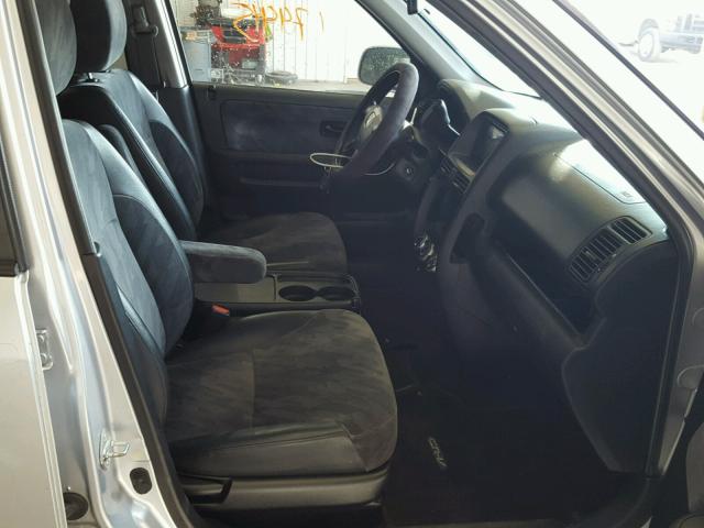 SHSRD78873U120083 - 2003 HONDA CR-V EX ვერცხლისფერი ფოტო 5