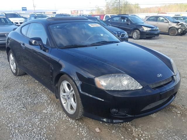 KMHHM65D96U210860 - 2006 HYUNDAI TIBURON GS BLACK photo 1