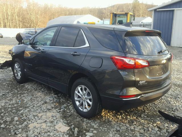 2GNAXSEV0J6121224 - 2018 CHEVROLET EQUINOX LT GRAY photo 3