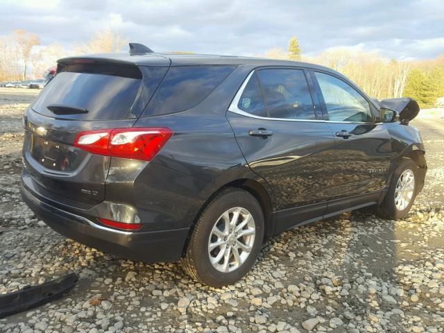 2GNAXSEV0J6121224 - 2018 CHEVROLET EQUINOX LT GRAY photo 4