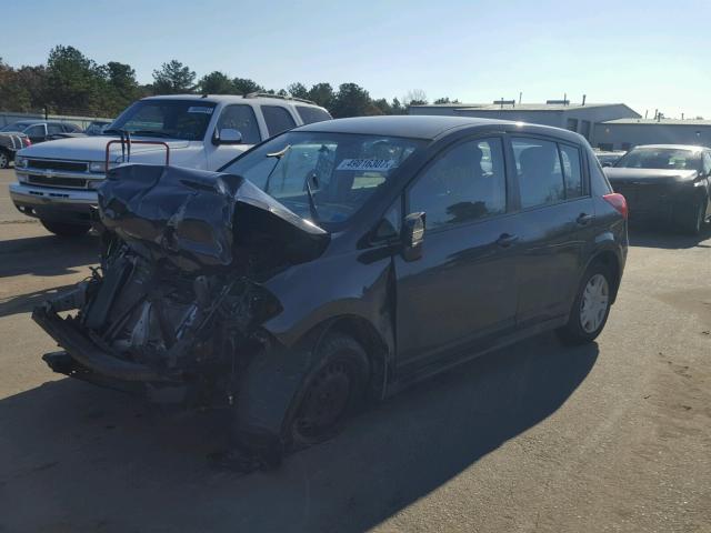 3N1BC1CP8BL367493 - 2011 NISSAN VERSA S BLACK photo 2