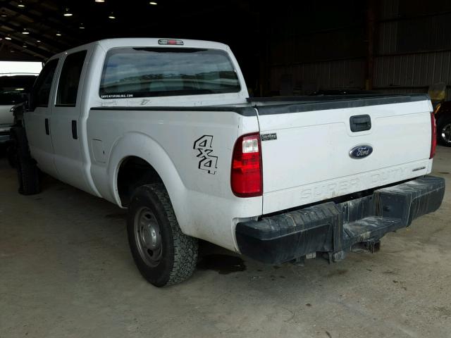 1FT7W2B66GEB82651 - 2016 FORD F250 SUPER WHITE photo 3