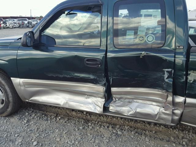 2GCEC19TX31315378 - 2003 CHEVROLET SILVERADO GREEN photo 9