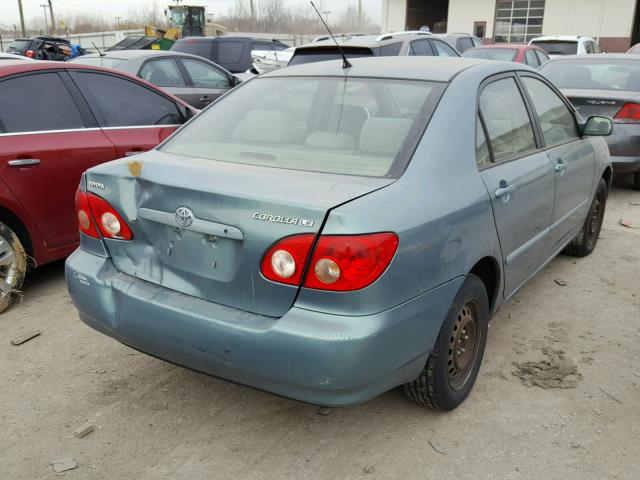 1NXBR32E15Z490775 - 2005 TOYOTA COROLLA CE BLUE photo 4