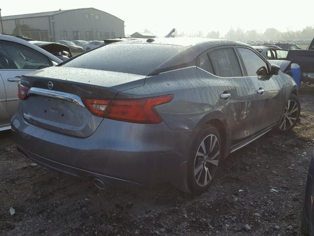 1N4AA6APXHC436922 - 2017 NISSAN MAXIMA 3.5 GRAY photo 4