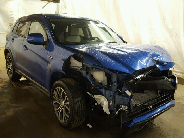 JA4AR3AU9HZ002229 - 2017 MITSUBISHI OUTLANDER BLUE photo 1