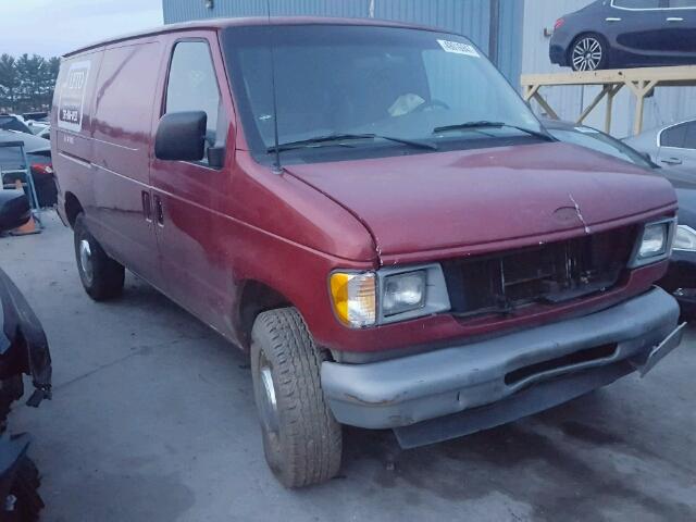 1FTNE24242HA13644 - 2002 FORD ECONOLINE RED photo 1