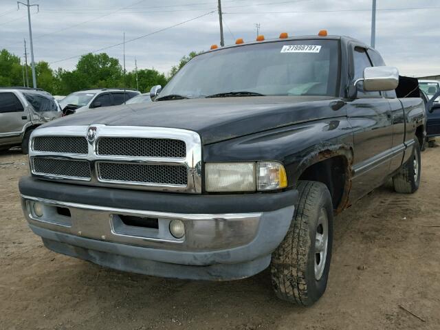 3B7HC13Y2TM136388 - 1996 DODGE RAM 1500 BLACK photo 2