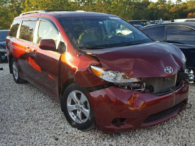 5TDKK3DC5ES478699 - 2014 TOYOTA SIENNA LE BURGUNDY photo 1