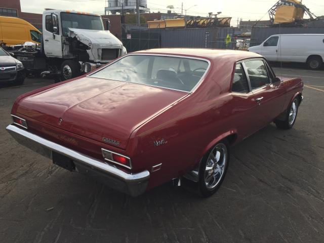 113278W369395 - 1968 CHEVROLET NOVA II BURGUNDY photo 5