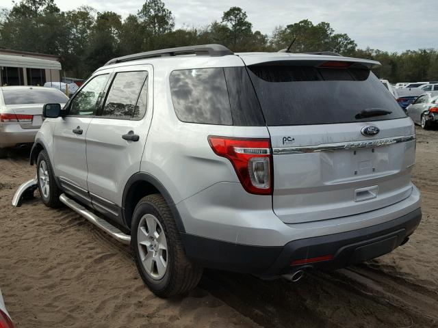 1FM5K7B82EGB49547 - 2014 FORD EXPLORER SILVER photo 3