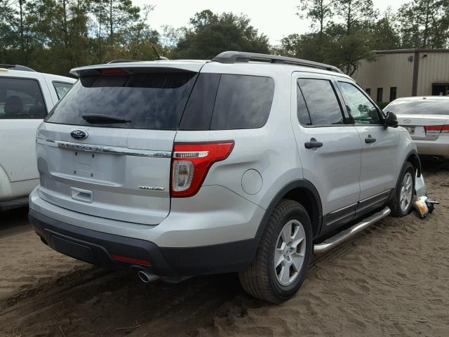 1FM5K7B82EGB49547 - 2014 FORD EXPLORER SILVER photo 4