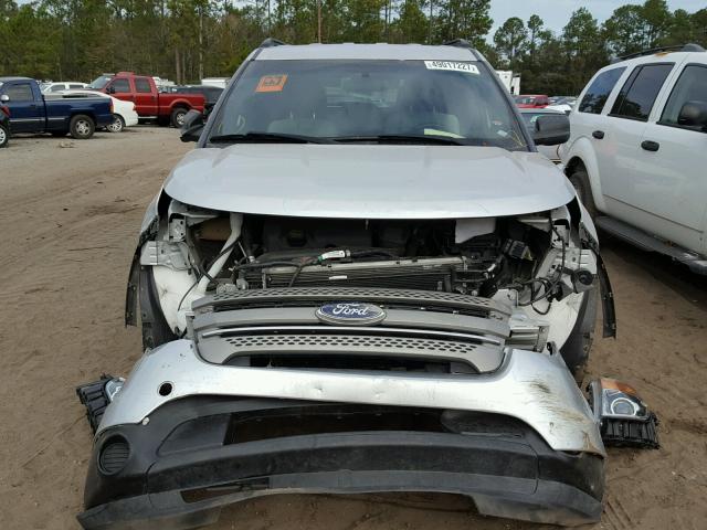 1FM5K7B82EGB49547 - 2014 FORD EXPLORER SILVER photo 9