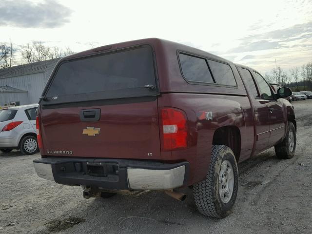 2GCEK19J181107088 - 2008 CHEVROLET SILVERADO MAROON photo 4