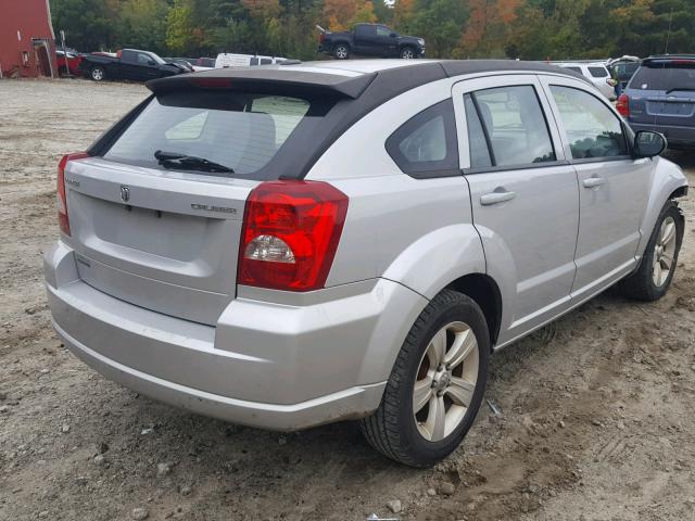 1C3CDWDA4CD510229 - 2012 DODGE CALIBER SX SILVER photo 4