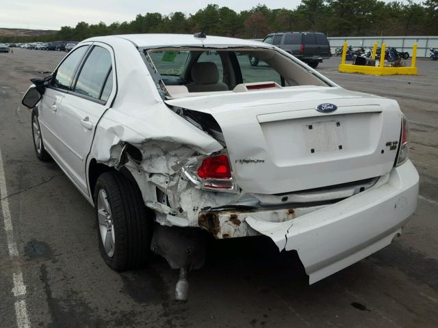 3FAHP01198R101402 - 2008 FORD FUSION SE WHITE photo 3