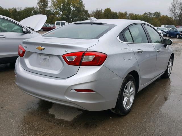 1G1BE5SM6J7194980 - 2018 CHEVROLET CRUZE LT SILVER photo 4