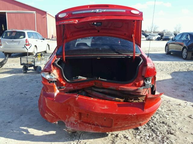 1G1JH52F937217756 - 2003 CHEVROLET CAVALIER L RED photo 9