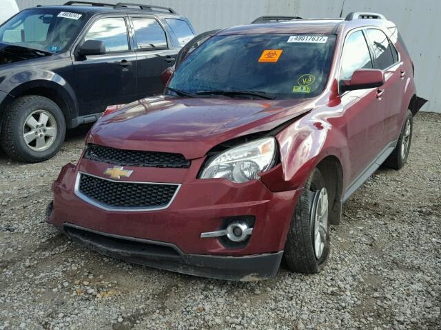 2GNFLNE57C6240149 - 2012 CHEVROLET EQUINOX LT MAROON photo 2