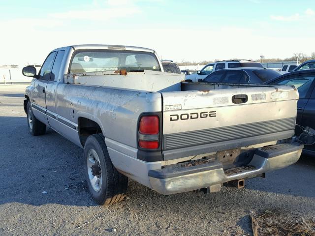 1B7KC23Z3WJ170913 - 1998 DODGE RAM 2500 GRAY photo 3