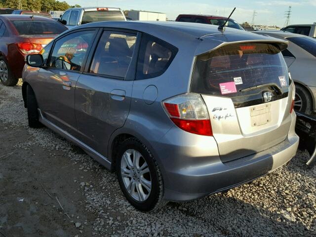 JHMGE88479S073159 - 2009 HONDA FIT SPORT SILVER photo 3