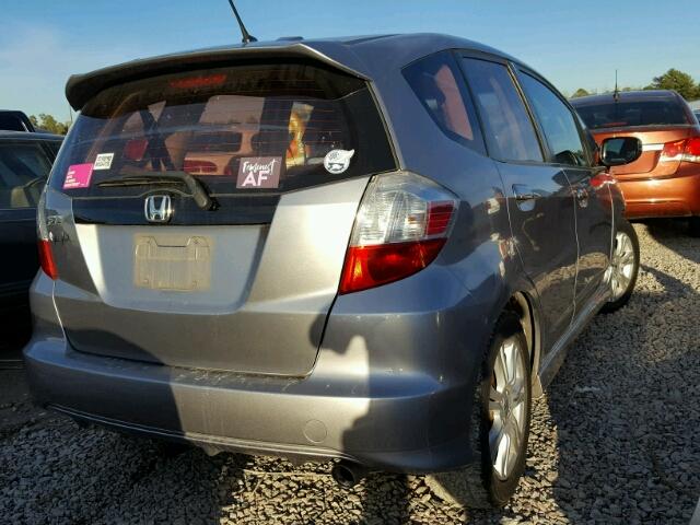 JHMGE88479S073159 - 2009 HONDA FIT SPORT SILVER photo 4