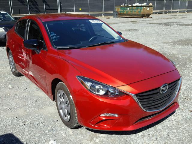 JM1BM1T76E1185720 - 2014 MAZDA 3 SV RED photo 1