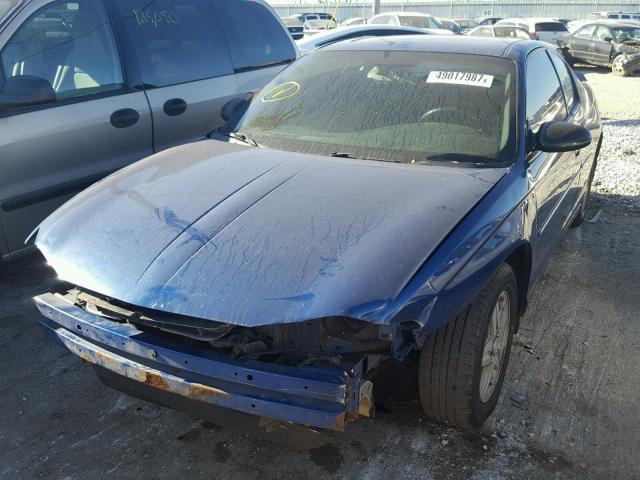 2G1WX15K749261829 - 2004 CHEVROLET MONTE CARL BLUE photo 2