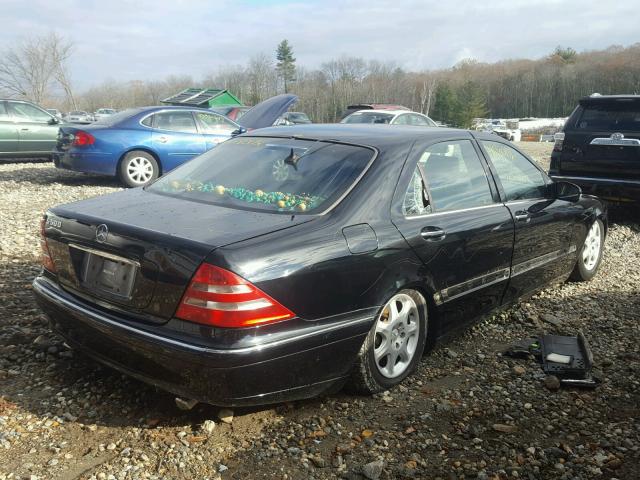 WDBNG75J2YA101007 - 2000 MERCEDES-BENZ S 500 BLACK photo 4