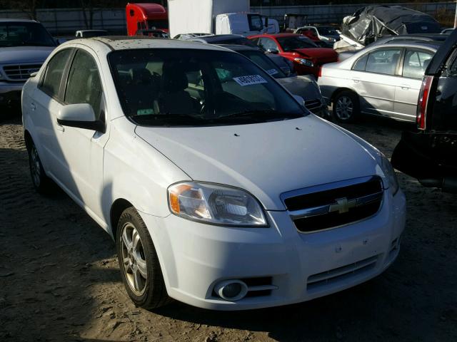 KL1TG5DE6BB129144 - 2011 CHEVROLET AVEO LT WHITE photo 1