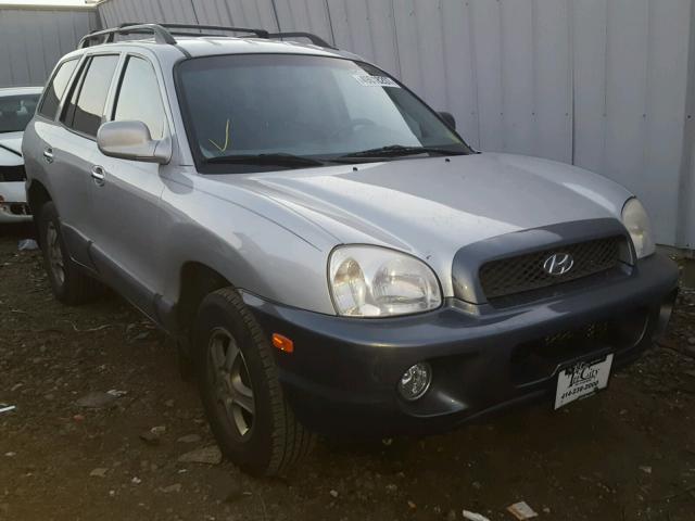 KM8SC13E94U785691 - 2004 HYUNDAI SANTA FE G SILVER photo 1