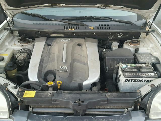 KM8SC13E94U785691 - 2004 HYUNDAI SANTA FE G SILVER photo 7