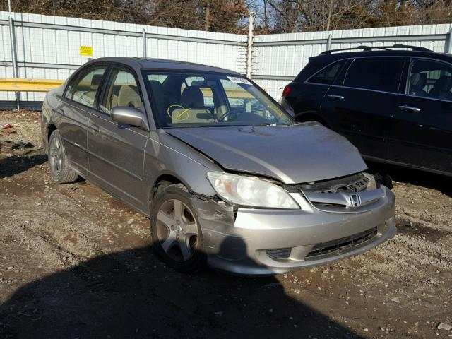 2HGES26774H588921 - 2004 HONDA CIVIC EX GOLD photo 1