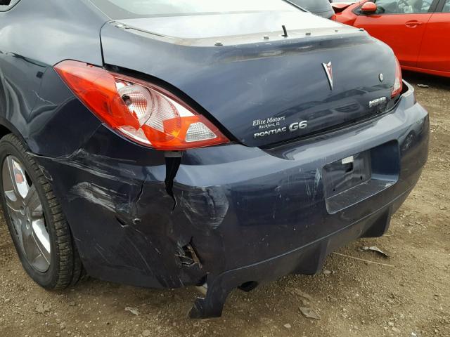 1G2ZM177084257043 - 2008 PONTIAC G6 GXP BLUE photo 9