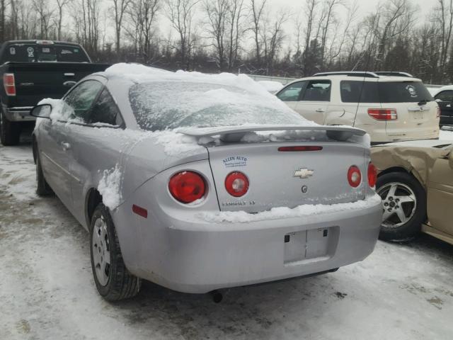 1G1AL18F687209944 - 2008 CHEVROLET COBALT LT SILVER photo 3