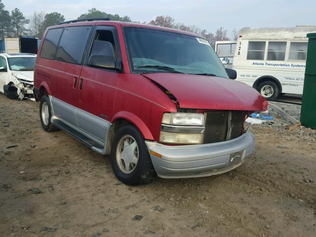 1GNDM19W7YB144624 - 2000 CHEVROLET ASTRO RED photo 1