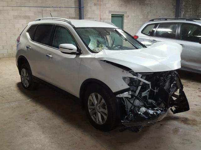 KNMAT2MV8GP691633 - 2016 NISSAN ROGUE S WHITE photo 1