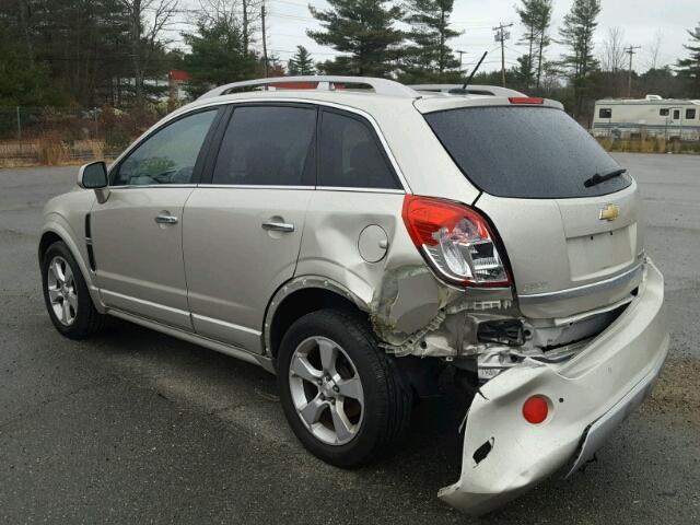 3GNAL4EK5ES523650 - 2014 CHEVROLET CAPTIVA LT BEIGE photo 3